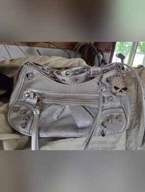 Silver Steve Madden Shouler Bag
